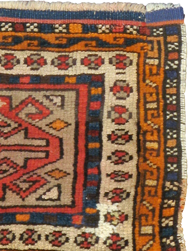 Antique Kurdish Persian Rug (Pair: 1 of 2), No.13497 - Galerie Shabab