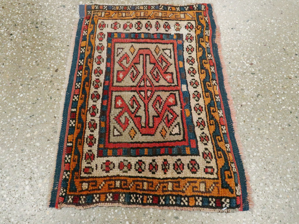 Antique Kurdish Persian Rug (Pair: 1 of 2), No.13497 - Galerie Shabab