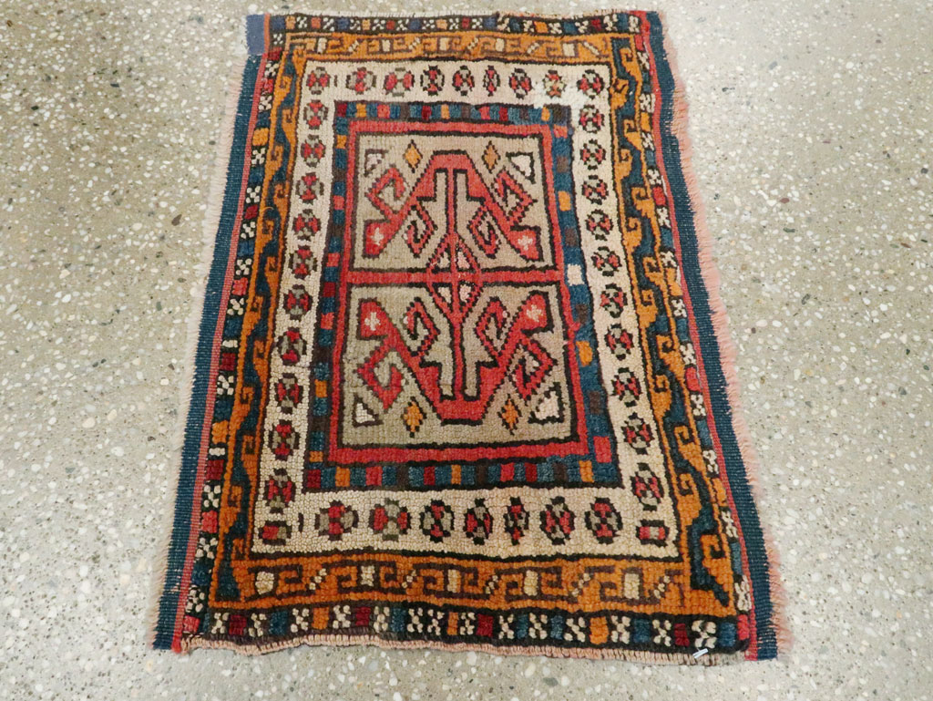 Antique Kurdish Persian Rug (Pair: 1 of 2), No.13497 - Galerie Shabab