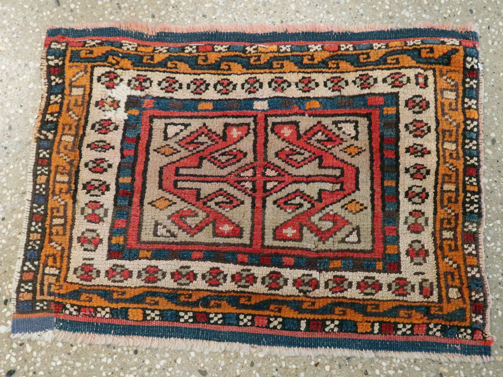 Antique Kurdish Persian Rug (Pair: 1 of 2), No.13497 - Galerie Shabab