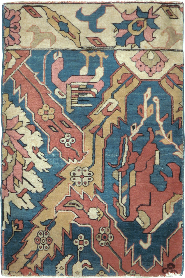 Antique Indian Larestan Sampler Rug, No.13498 - Galerie Shabab