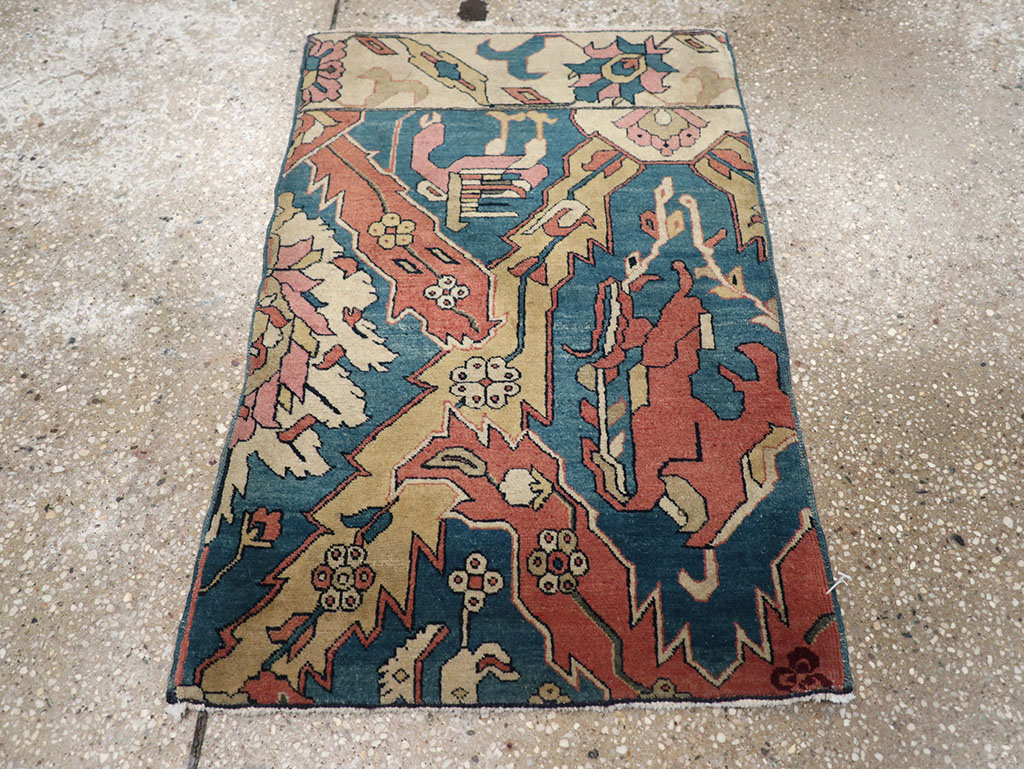 Antique Indian Larestan Sampler Rug, No.13498 - Galerie Shabab