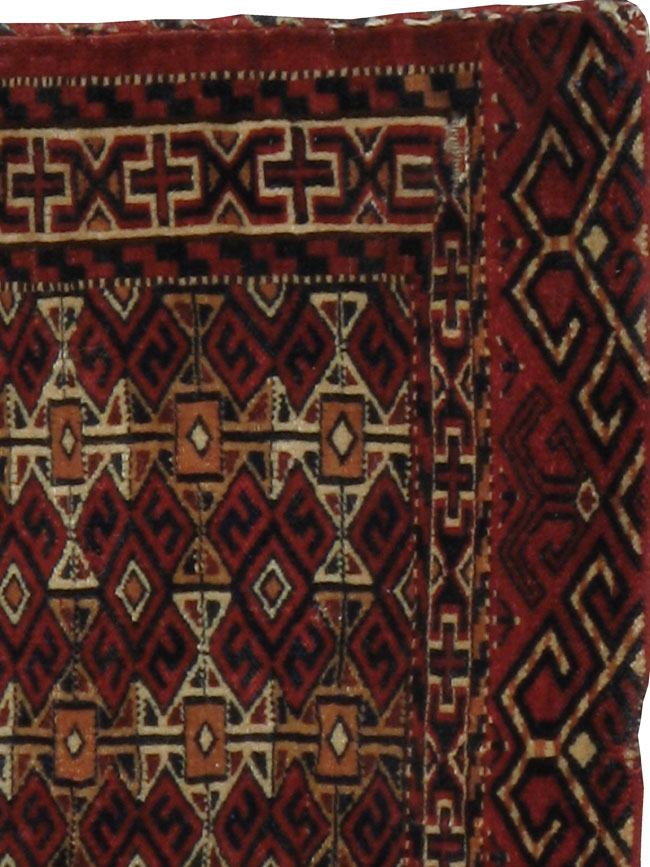 Antique Persian Turkoman Saddlebag (Khorjin), No.13501 - Galerie Shabab
