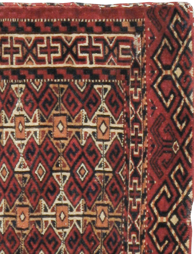 Antique Persian Turkoman Saddlebag (Khorjin), No.13501 - Galerie Shabab