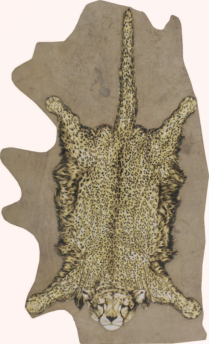 Persian Tabriz Lion Rug, No.13514 - Galerie Shabab