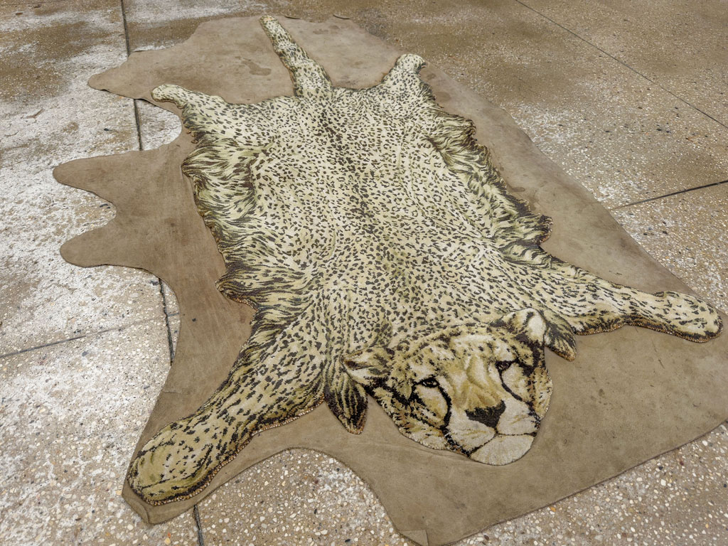 Persian Tabriz Lion Rug, No.13514 - Galerie Shabab