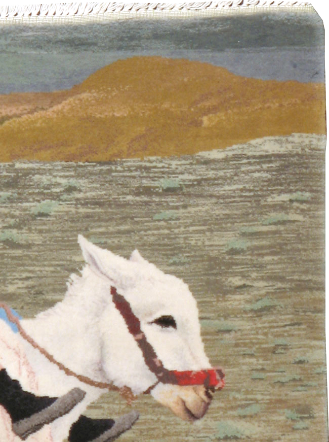 Modern Persian Tabriz Pictorial Rug, No.13516 - Galerie Shabab