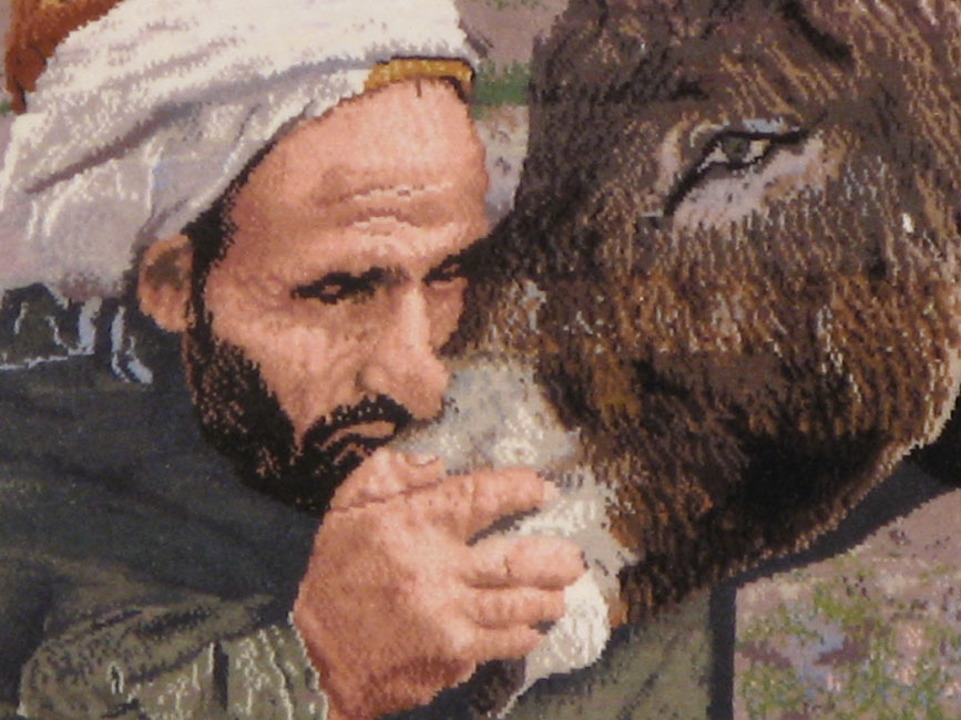 Modern Persian Tabriz Pictorial Rug, No.13517 - Galerie Shabab