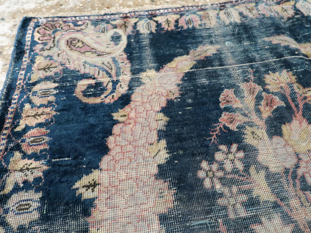 Antique Persian Kashan Silk Rug, No.13518 - Galerie Shabab