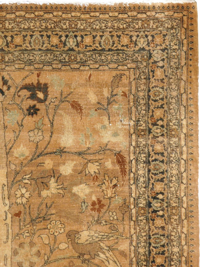 Antique Persian Tabriz Pictorial Carpet, No.13541 - Galerie Shabab