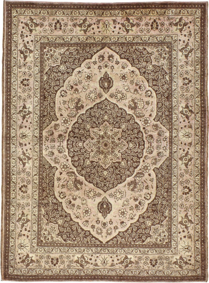 Antique Persian Tabriz Rug, No.13557 - Galerie Shabab