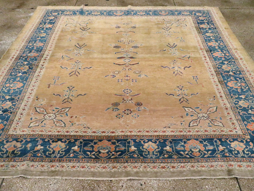 Antique Persian Malayer Square Carpet, No.13568 - Galerie Shabab