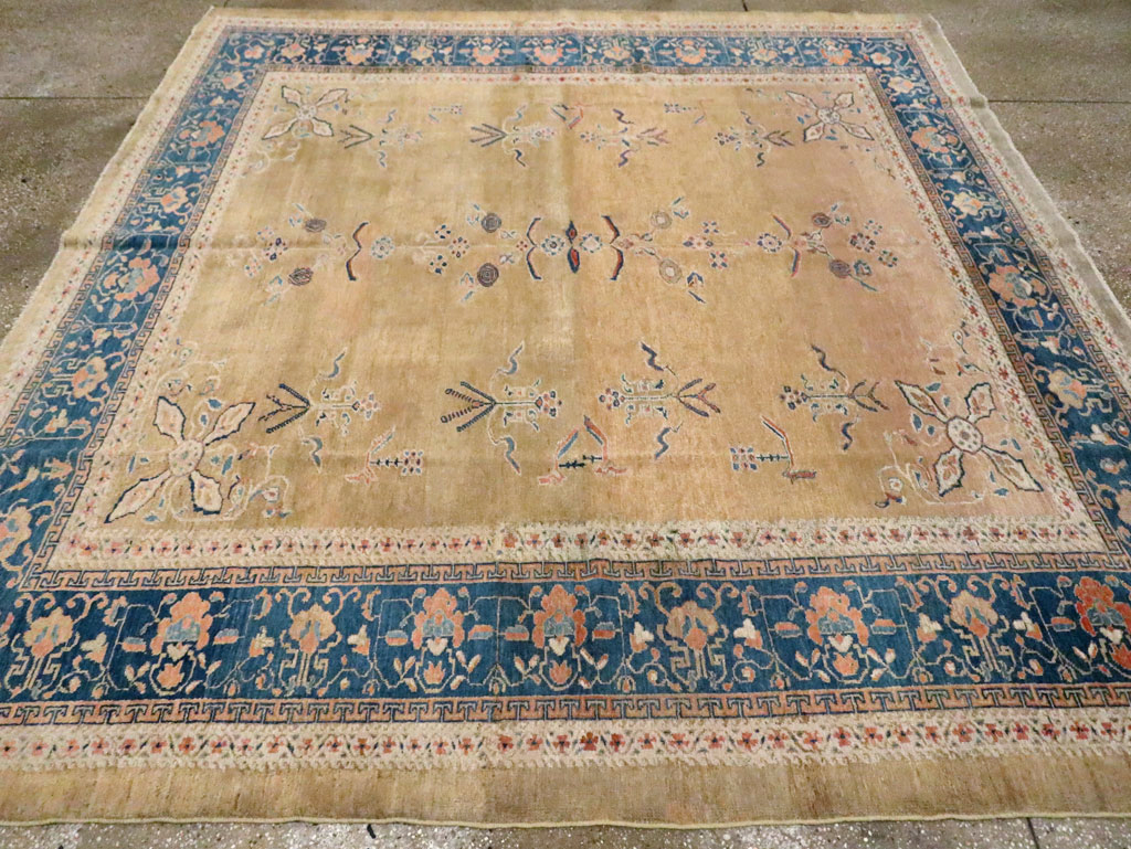 Antique Persian Malayer Square Carpet, No.13568 - Galerie Shabab