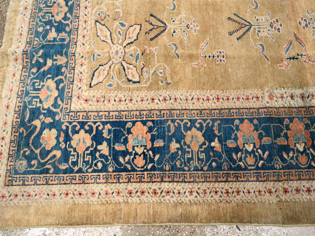 Antique Persian Malayer Square Carpet, No.13568 - Galerie Shabab