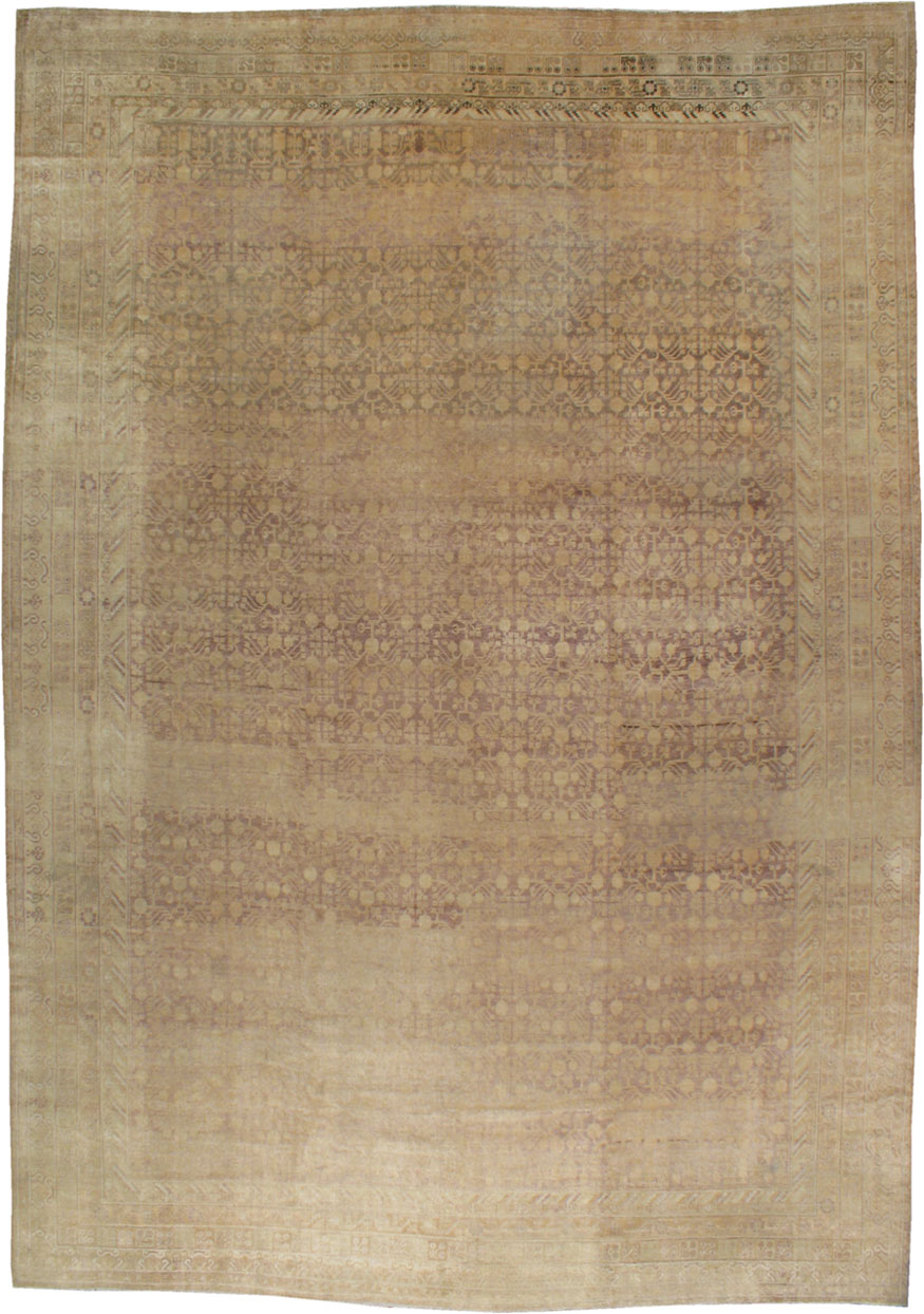 Antique East Turkestan Khotan Carpet, No.13571 - Galerie Shabab