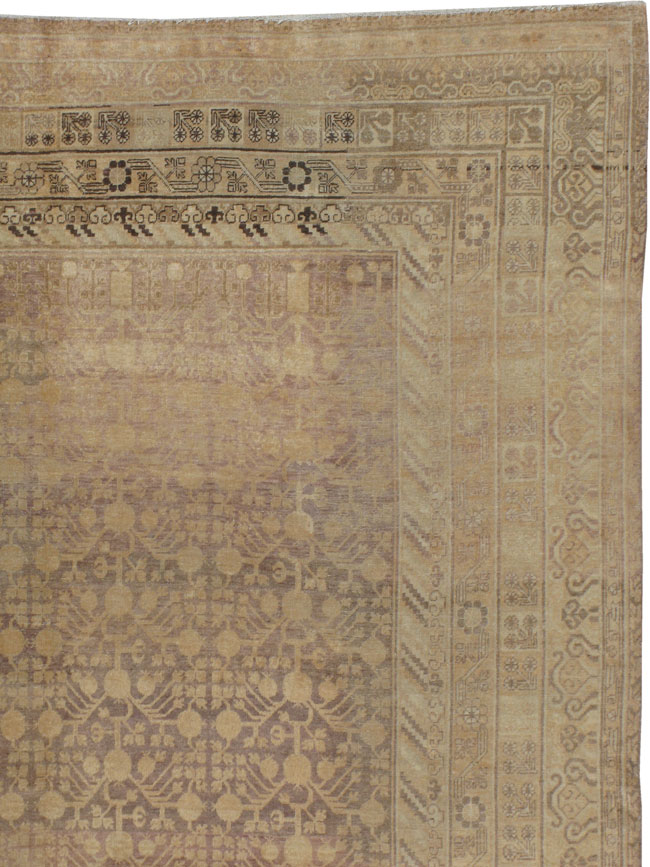 Antique East Turkestan Khotan Carpet, No.13571 - Galerie Shabab