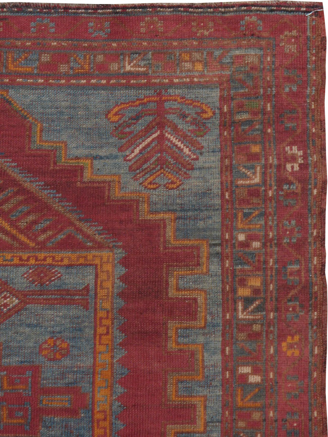 Antique Turkish Oushak Rug, No.13582 - Galerie Shabab