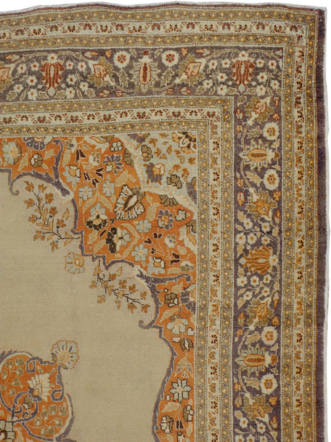 Antique Persian Tabriz Carpet, No.13585 - Galerie Shabab