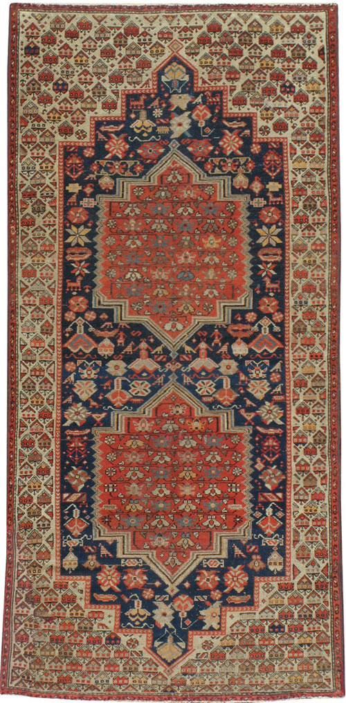 Antique Persian Malayer Rug, No.13604 - Galerie Shabab