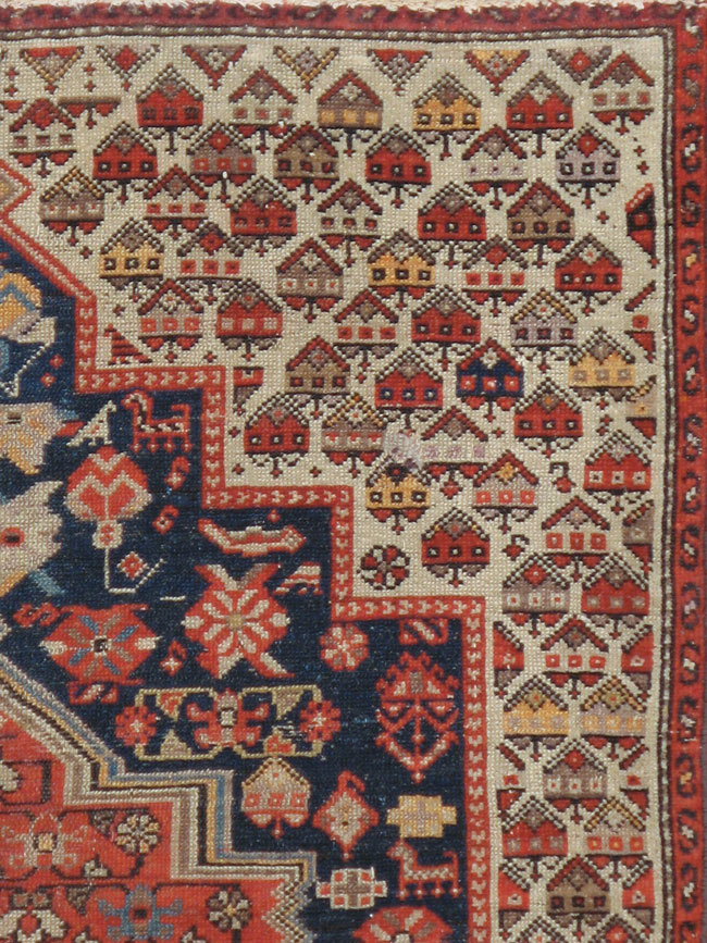 Antique Persian Malayer Rug, No.13604 - Galerie Shabab