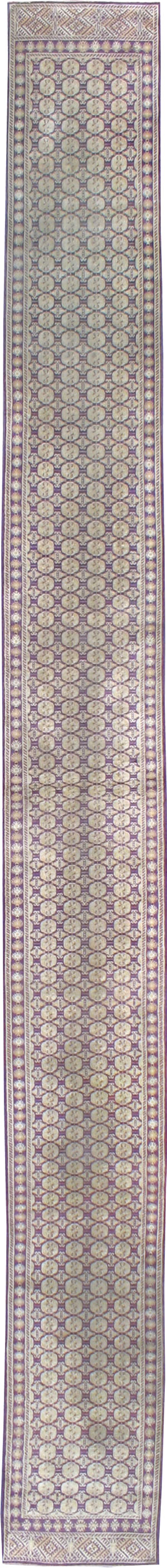 Vintage Indian Cotton Agra runner, No.13609 - Galerie Shabab