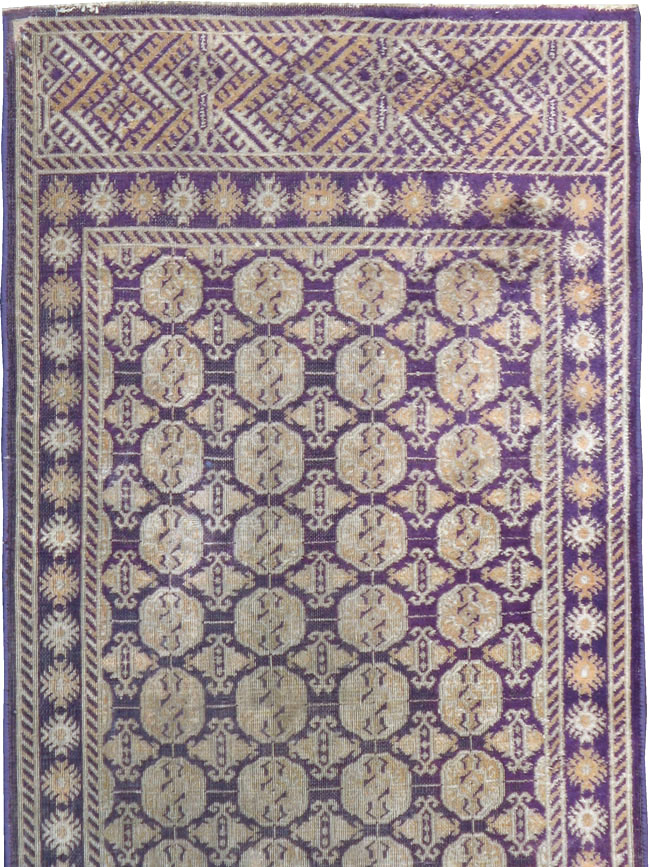 Vintage Indian Cotton Agra runner, No.13609 - Galerie Shabab