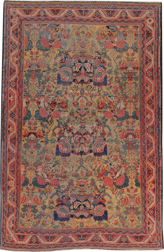 Antique Persian Mahal Rug, No.13617 - Galerie Shabab