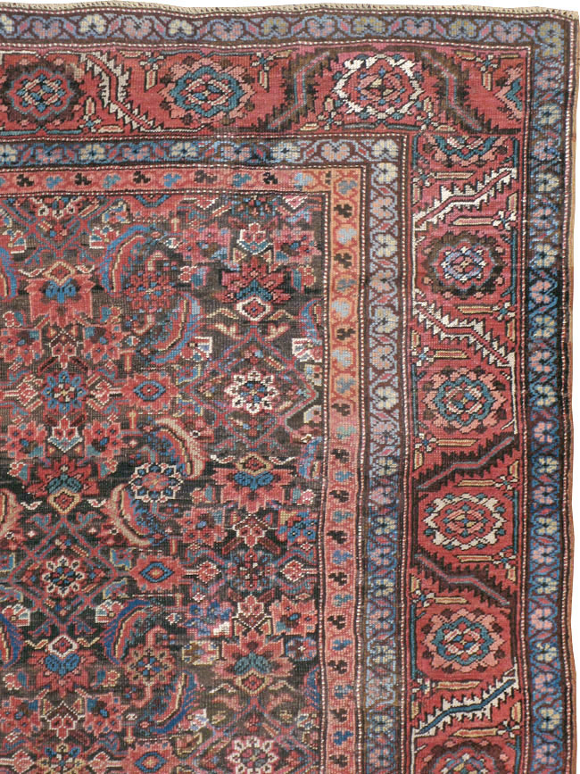 Antique Persian Bakshaish Carpet, No.13629 - Galerie Shabab