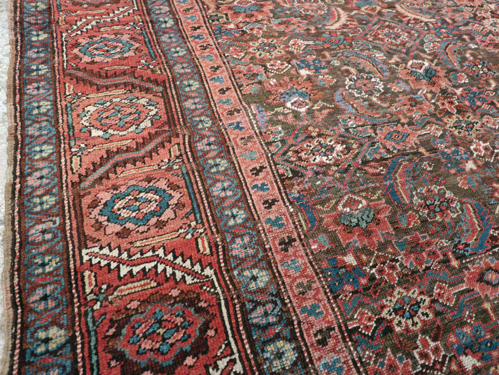 Antique Persian Bakshaish Carpet, No.13629 - Galerie Shabab