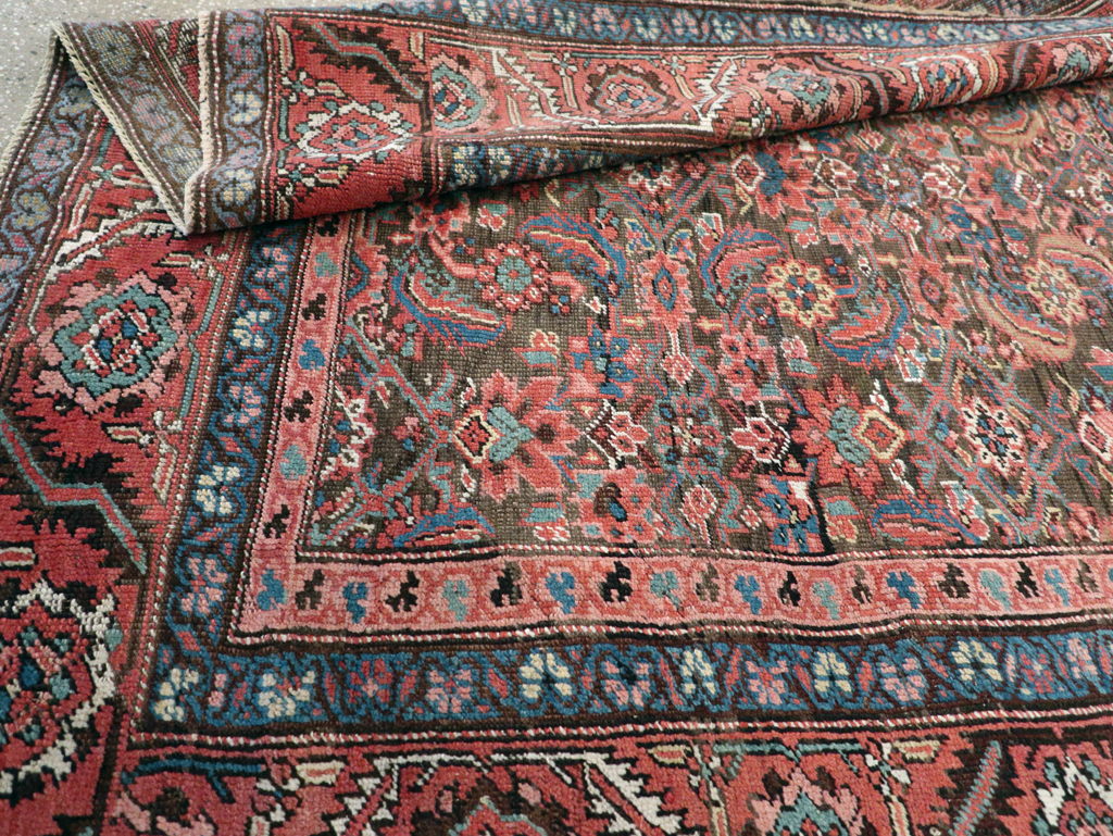 Antique Persian Bakshaish Carpet, No.13629 - Galerie Shabab