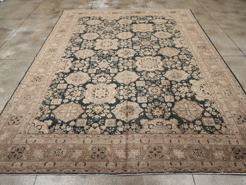 Antique Persian Tabriz Carpet, No.13641 - Galerie Shabab
