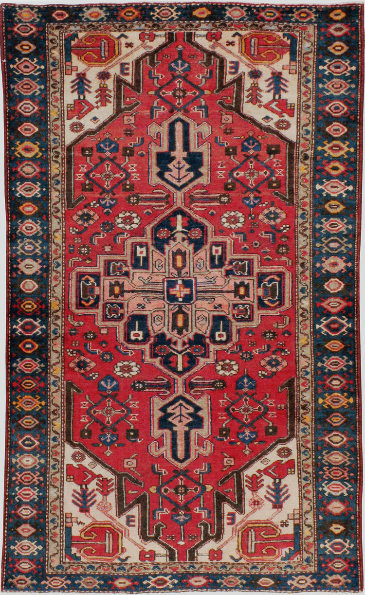Vintage Persian Malayer Rug, No.13647 - Galerie Shabab