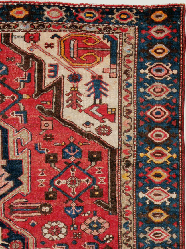Vintage Persian Malayer Rug, No.13647 - Galerie Shabab