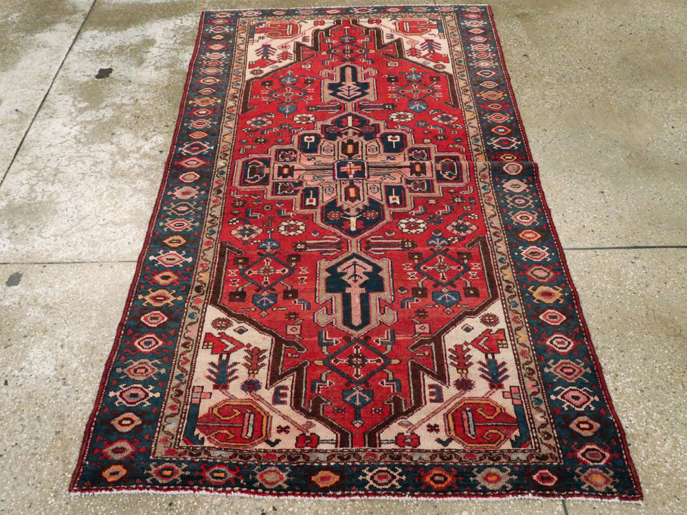 Vintage Persian Malayer Rug, No.13647 - Galerie Shabab