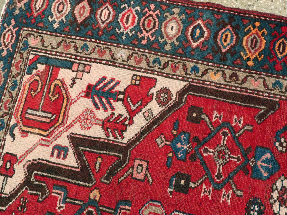 Vintage Persian Malayer Rug, No.13647 - Galerie Shabab