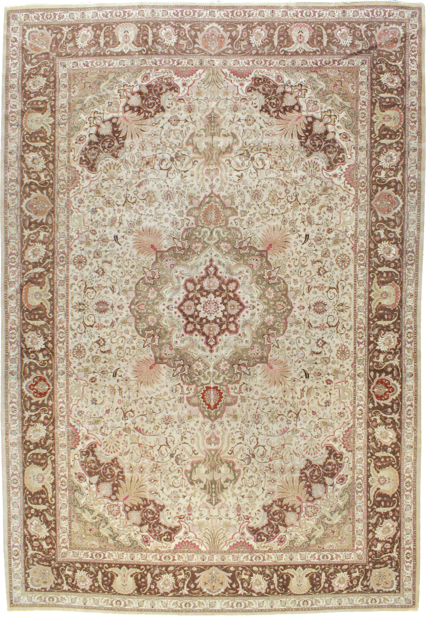Antique Persian Tabriz Carpet, No.13660 - Galerie Shabab