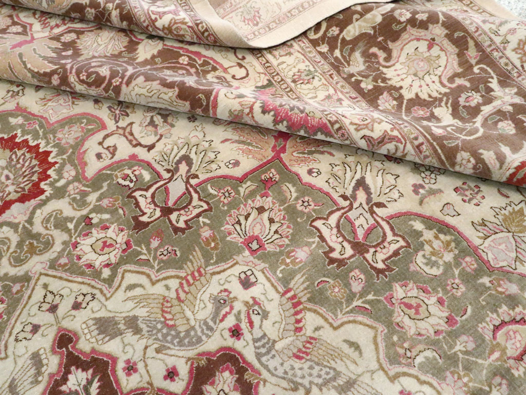 Antique Persian Tabriz Carpet, No.13660 - Galerie Shabab