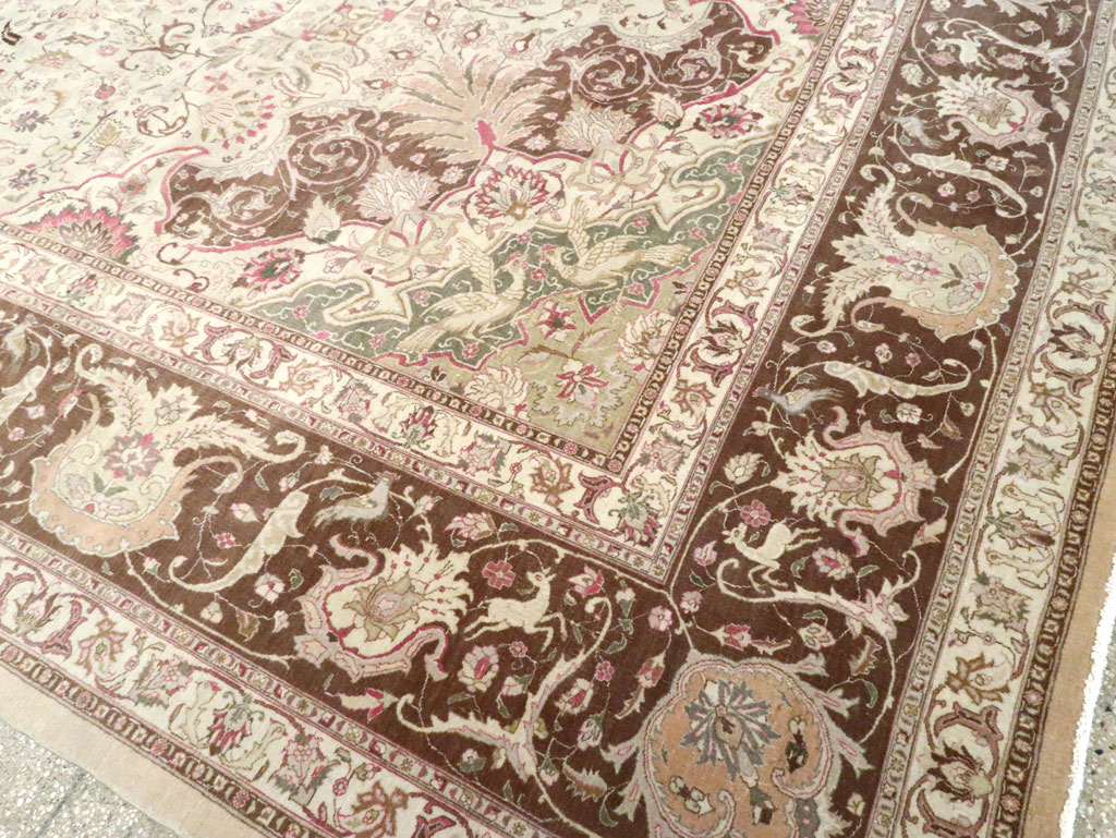 Antique Persian Tabriz Carpet, No.13660 - Galerie Shabab