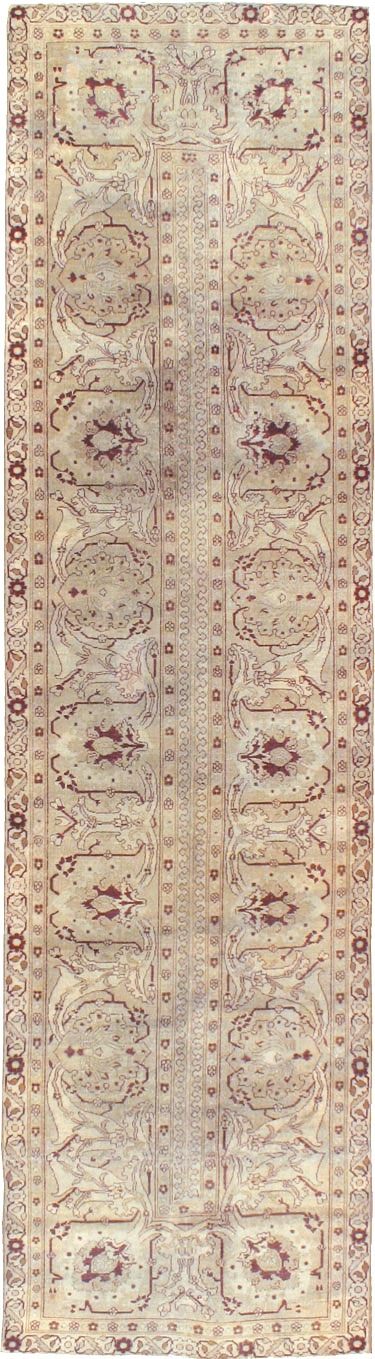 Antique Indian Amritsar Wide Gallery Runner, No.13673 - Galerie Shabab