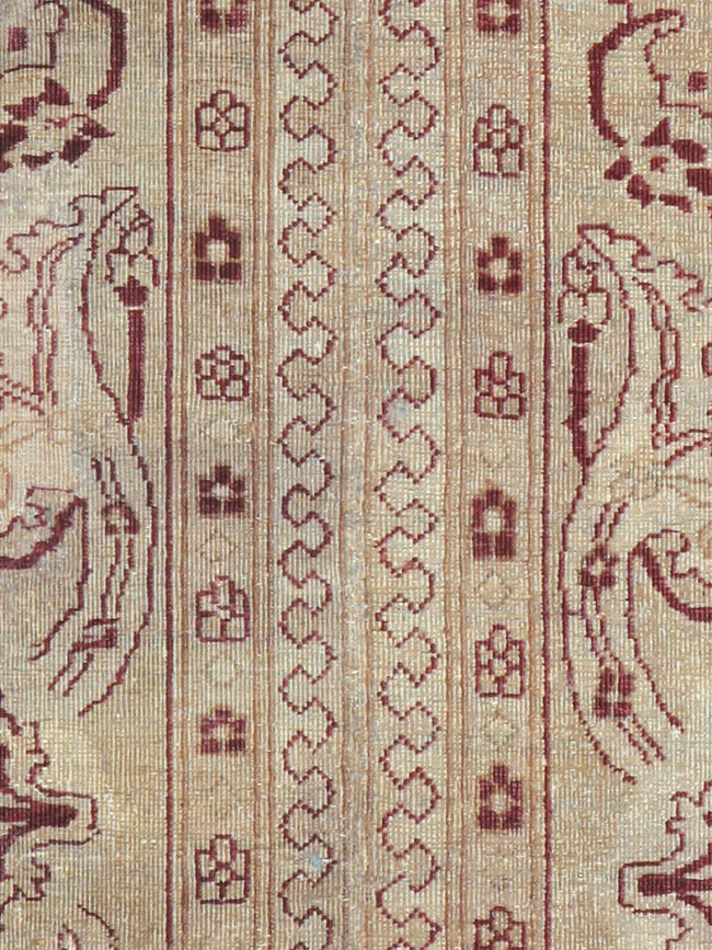 Antique Indian Amritsar Wide Gallery Runner, No.13673 - Galerie Shabab