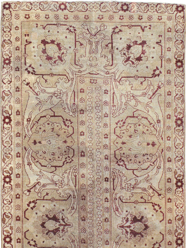 Antique Indian Amritsar Wide Gallery Runner, No.13673 - Galerie Shabab