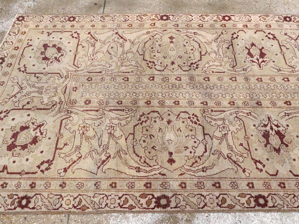 Antique Indian Amritsar Wide Gallery Runner, No.13673 - Galerie Shabab