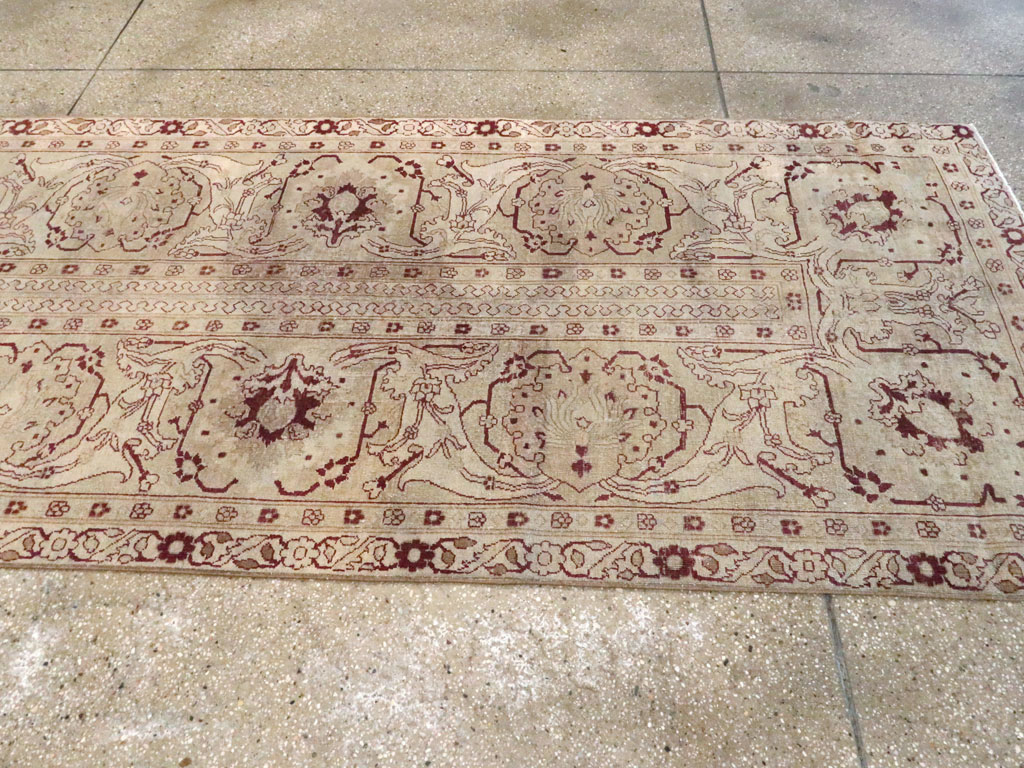 Antique Indian Amritsar Wide Gallery Runner, No.13673 - Galerie Shabab