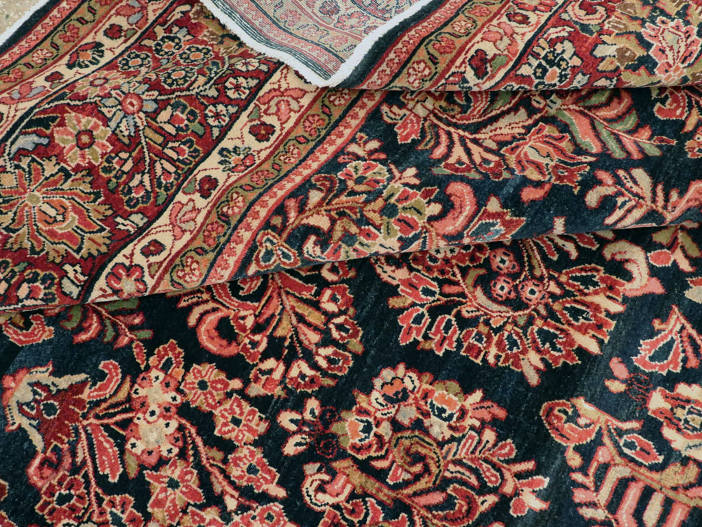 Vintage Persian Sarouk Carpet, No.13682 - Galerie Shabab