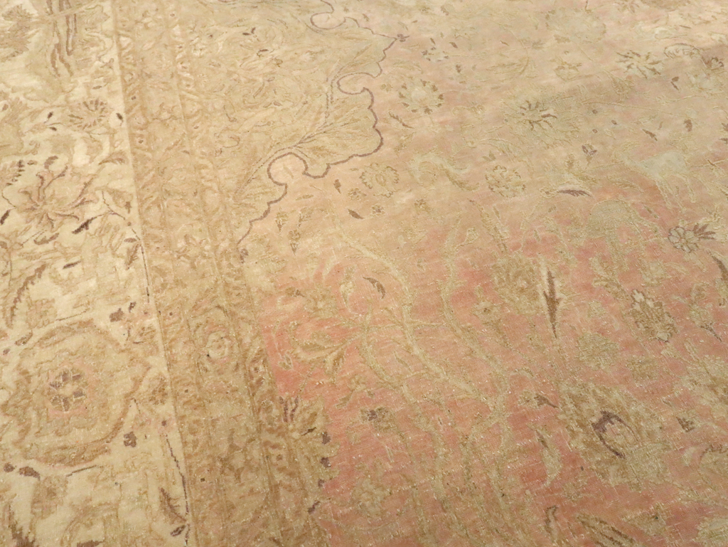 Vintage Persian Tabriz Carpet, No.13693 - Galerie Shabab