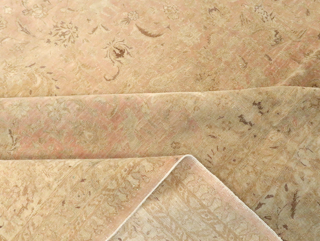 Vintage Persian Tabriz Carpet, No.13693 - Galerie Shabab