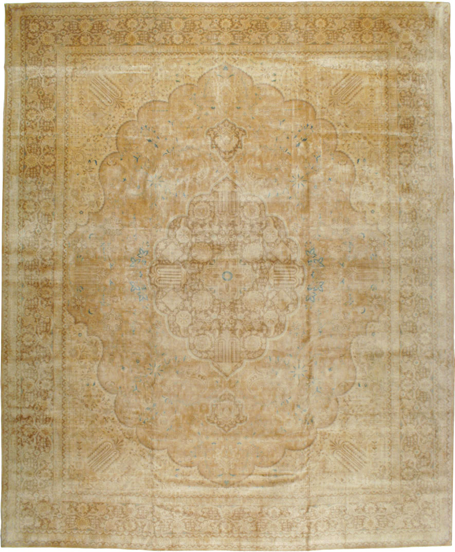 Vintage Persian Tabriz Carpet, No.13706 - Galerie Shabab