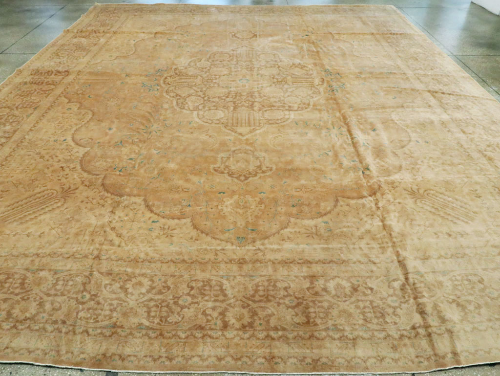 Vintage Persian Tabriz Carpet, No.13706 - Galerie Shabab