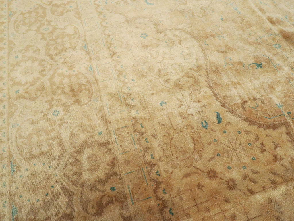 Vintage Persian Tabriz Carpet, No.13706 - Galerie Shabab