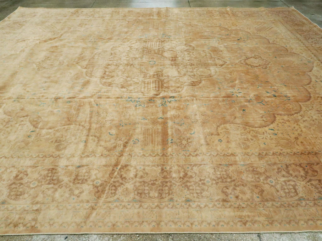 Vintage Persian Tabriz Carpet, No.13706 - Galerie Shabab